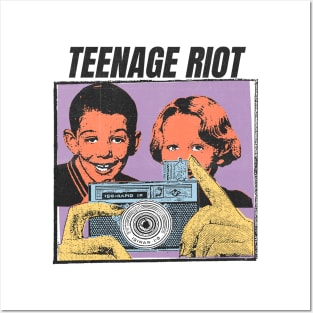 teenage riot Posters and Art